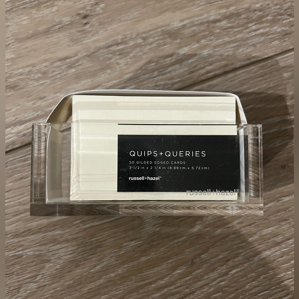 Russell + Hazel Cards and Card Holder ***NEW***